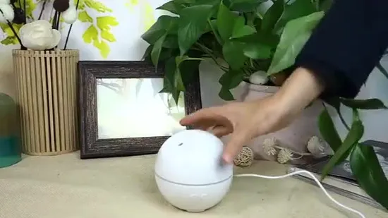 Air Humidifier LED Lamp Mini Essential Oil Diffuser Car Purifier Aroma Anion Mist Maker